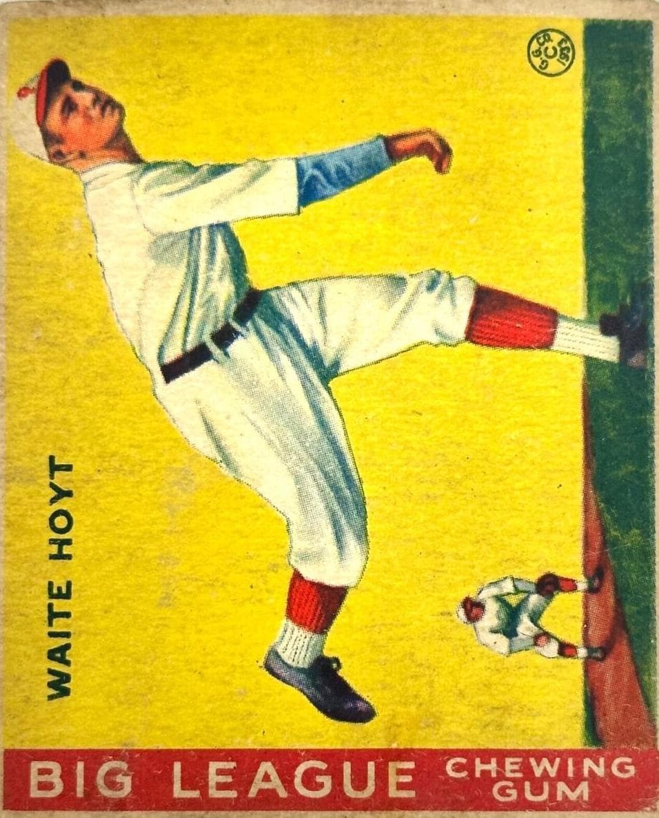 Waite Hoyt 1933 unknown Goudey