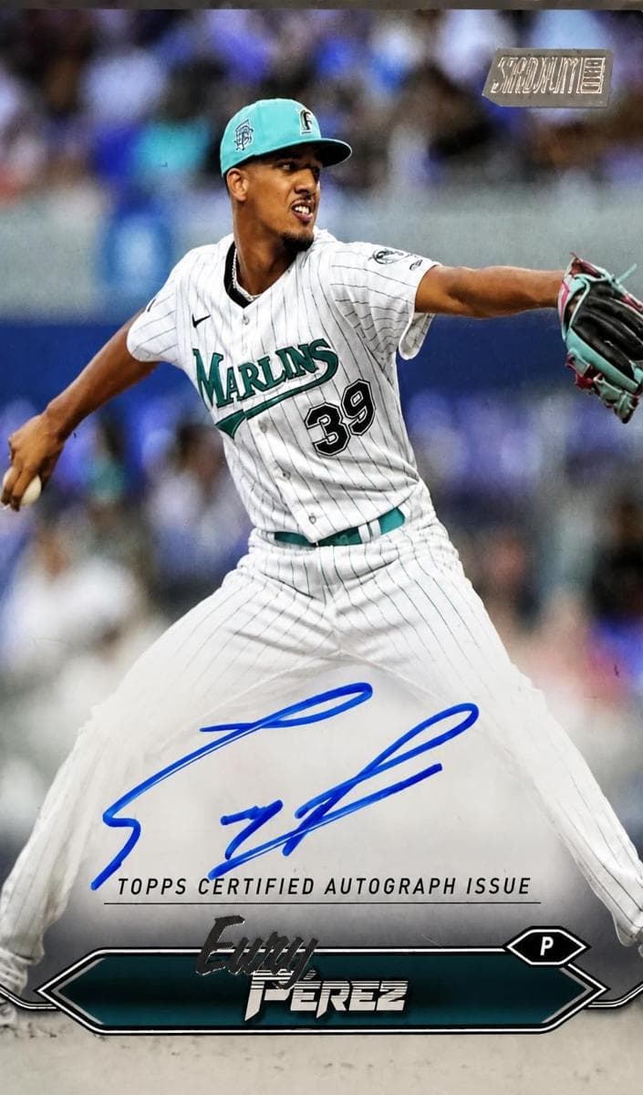 Eury Pérez 2024 topps Stadium Club