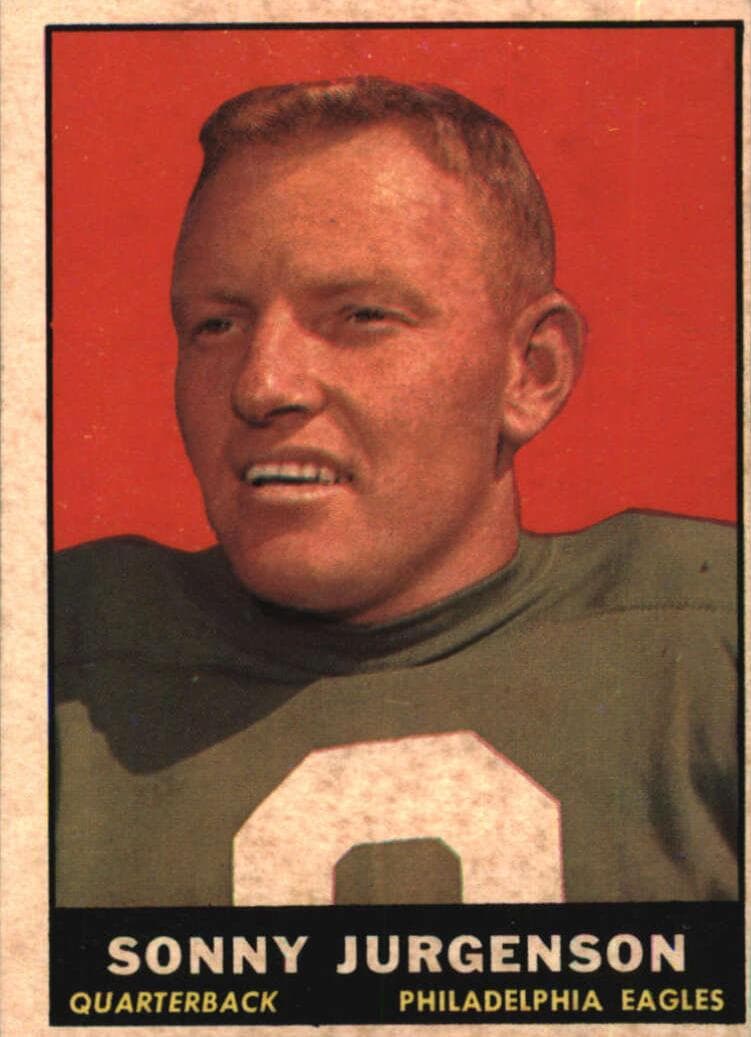Sonny Jurgensen 1961 topps Topps