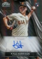 Kyle Harrison 2024 topps Topps Chrome Black Autographs
