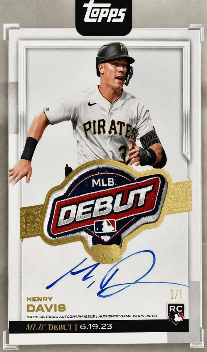 Henry Davis 2024 topps Topps Chrome Update
