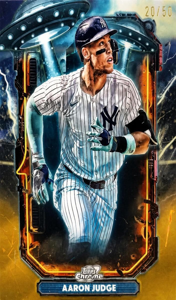 Aaron Judge 2025 topps Topps Cosmic Chrome