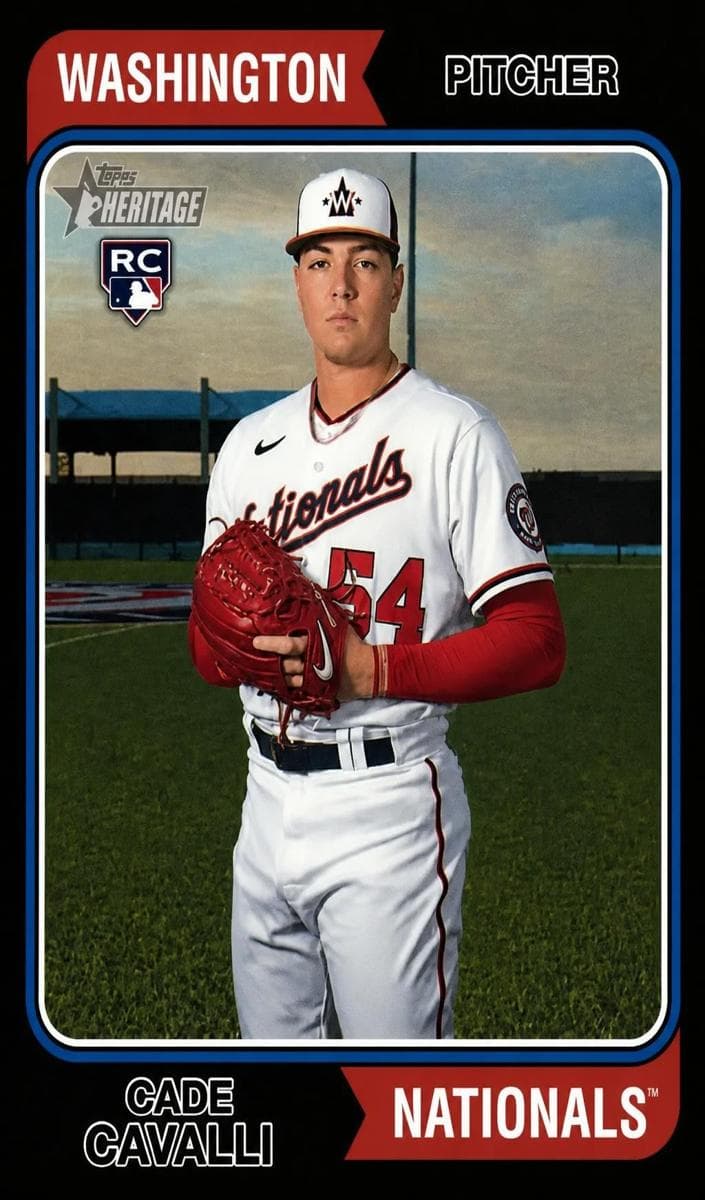 Cade Cavalli trading card