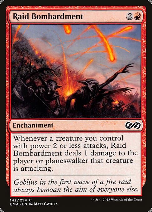 Raid Bombardment 2018 Magic: The Gathering Ultimate Masters Foil