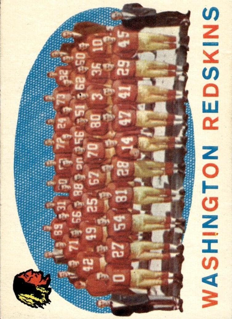 Washington Redskins 1959 topps Topps