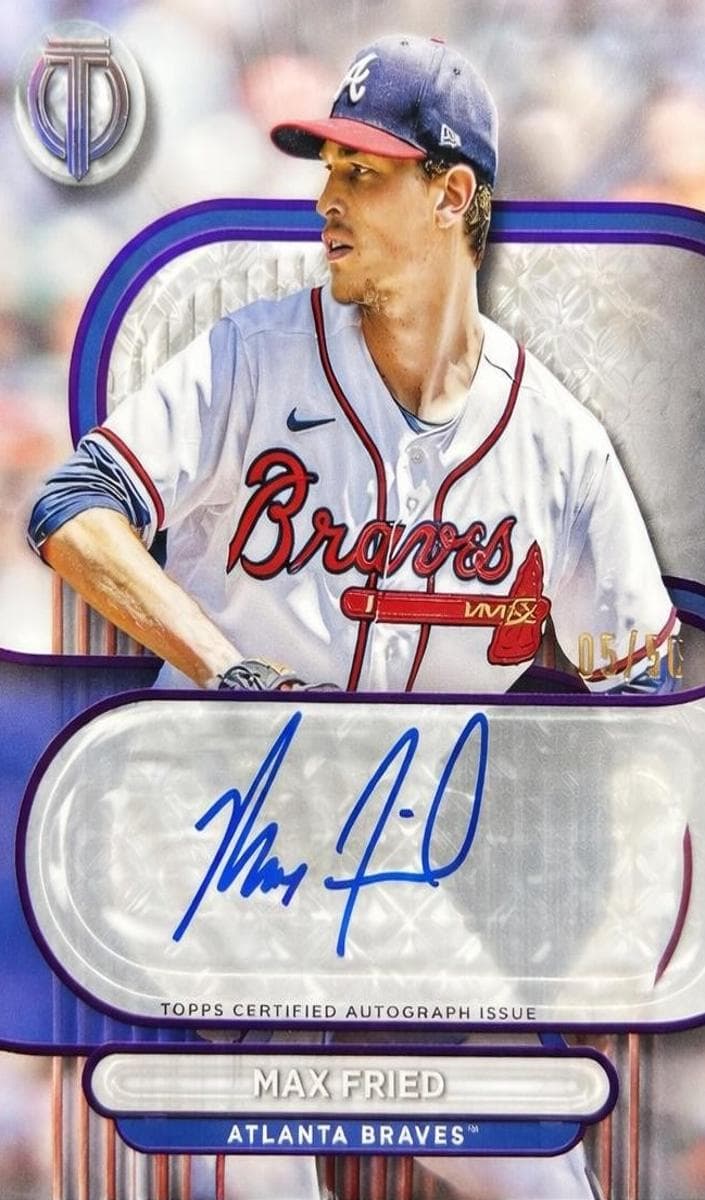 Max Fried 2024 topps Topps Tribute