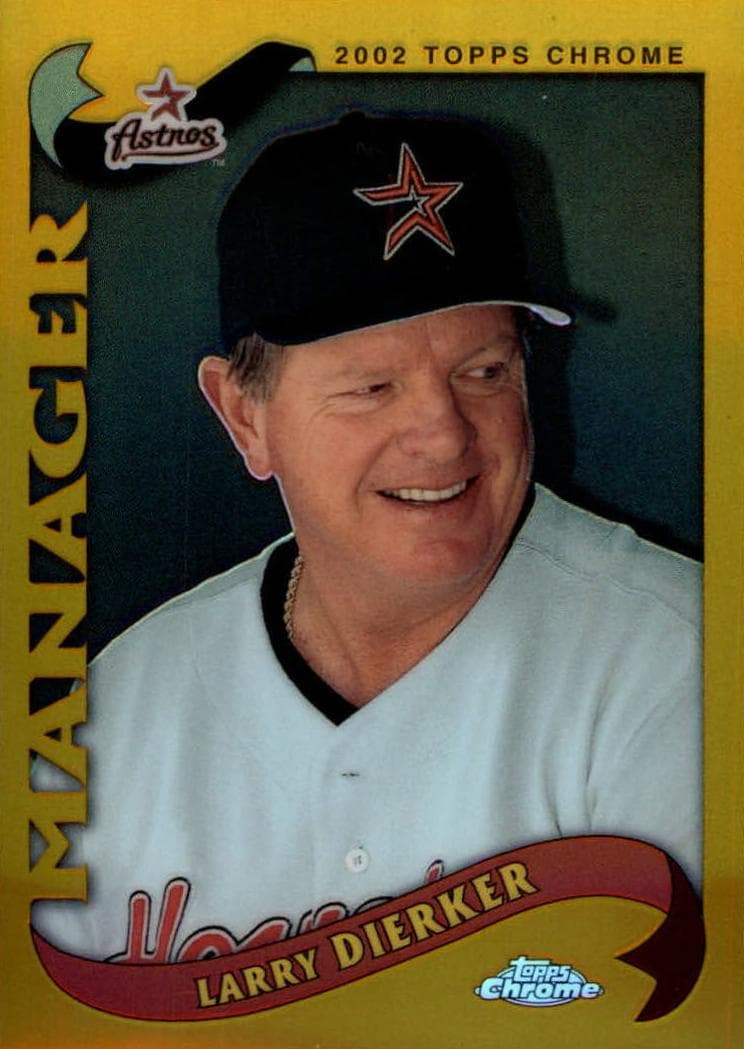 Larry Dierker trading card