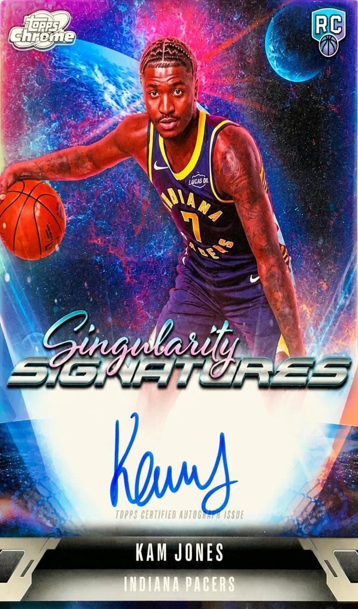 Kam Jones 2025 topps Topps Cosmic Chrome