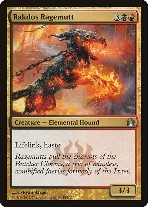 Rakdos Ragemutt 2012 Magic: The Gathering Return to Ravnica