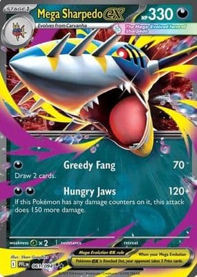 Mega Sharpedo ex 2025 Mega