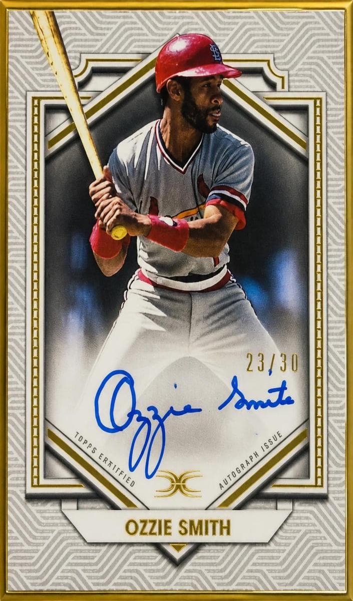 Ozzie Smith 2022 topps Topps Definitive Collection