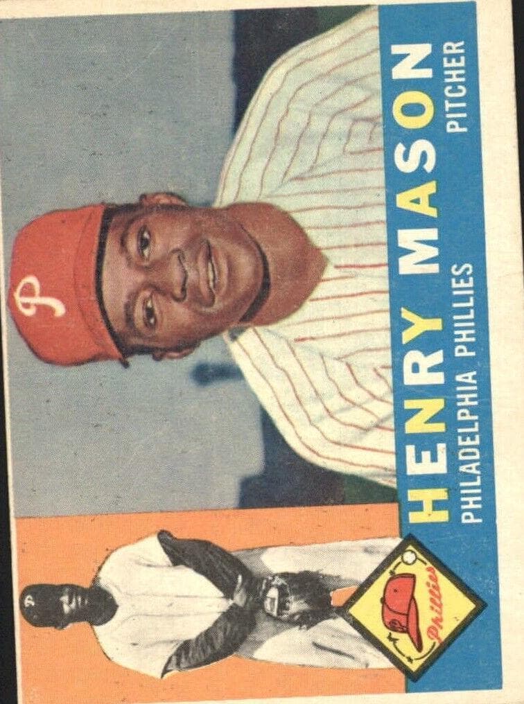 Henry Mason 1960 topps Topps