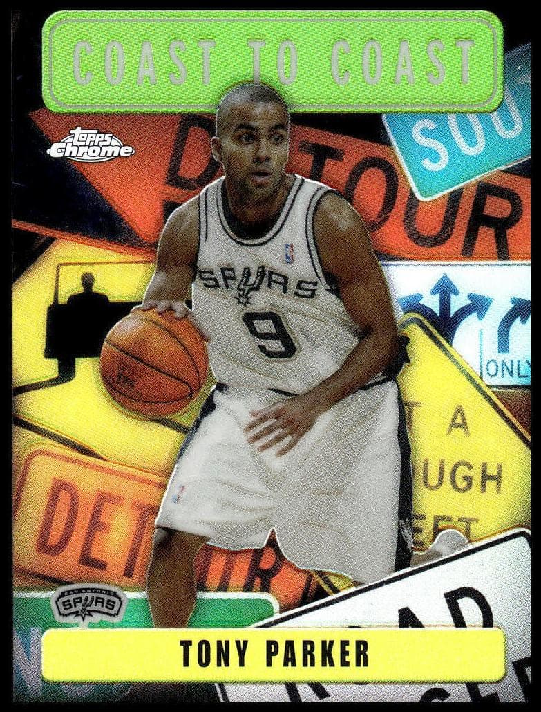 Tony Parker 2002 topps Topps Chrome