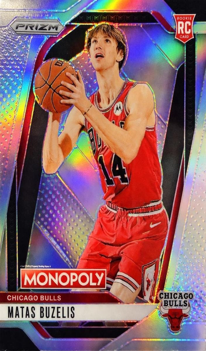 Matas Buzelis 2024 Panini Prizm Monopoly rookie card