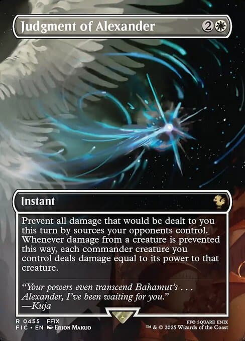 Judgment Of Alexander 2025 Magic: The Gathering Final Fantasy Commander Borderless