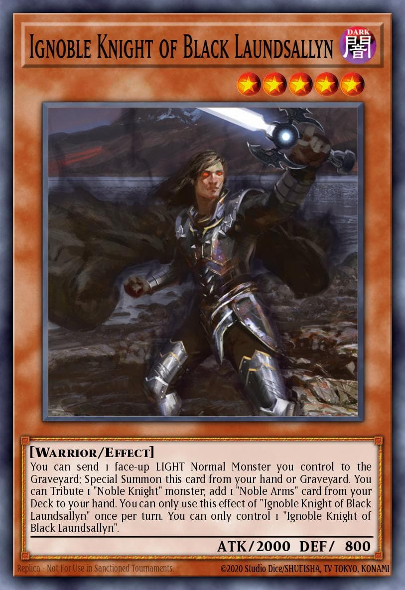 Ignoble Knight of Black Laundsallyn #ABYR-EN000