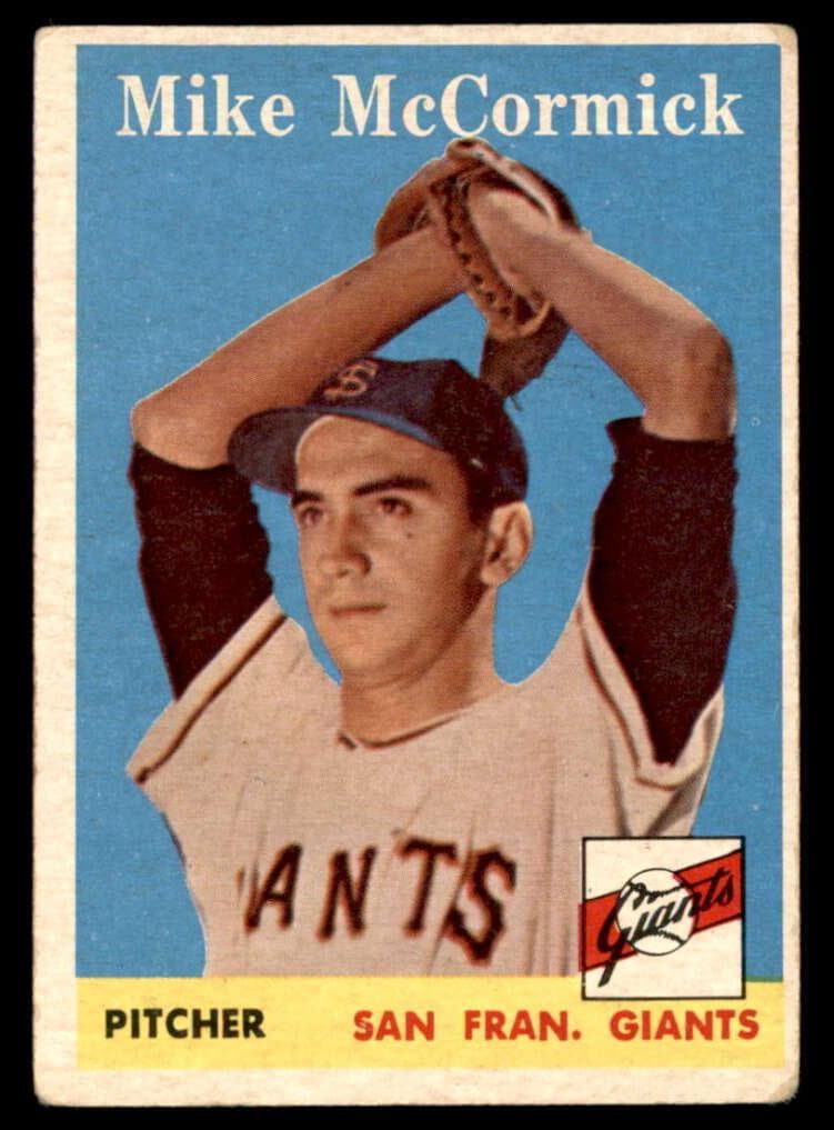 Mike McCormick 1958 topps Topps