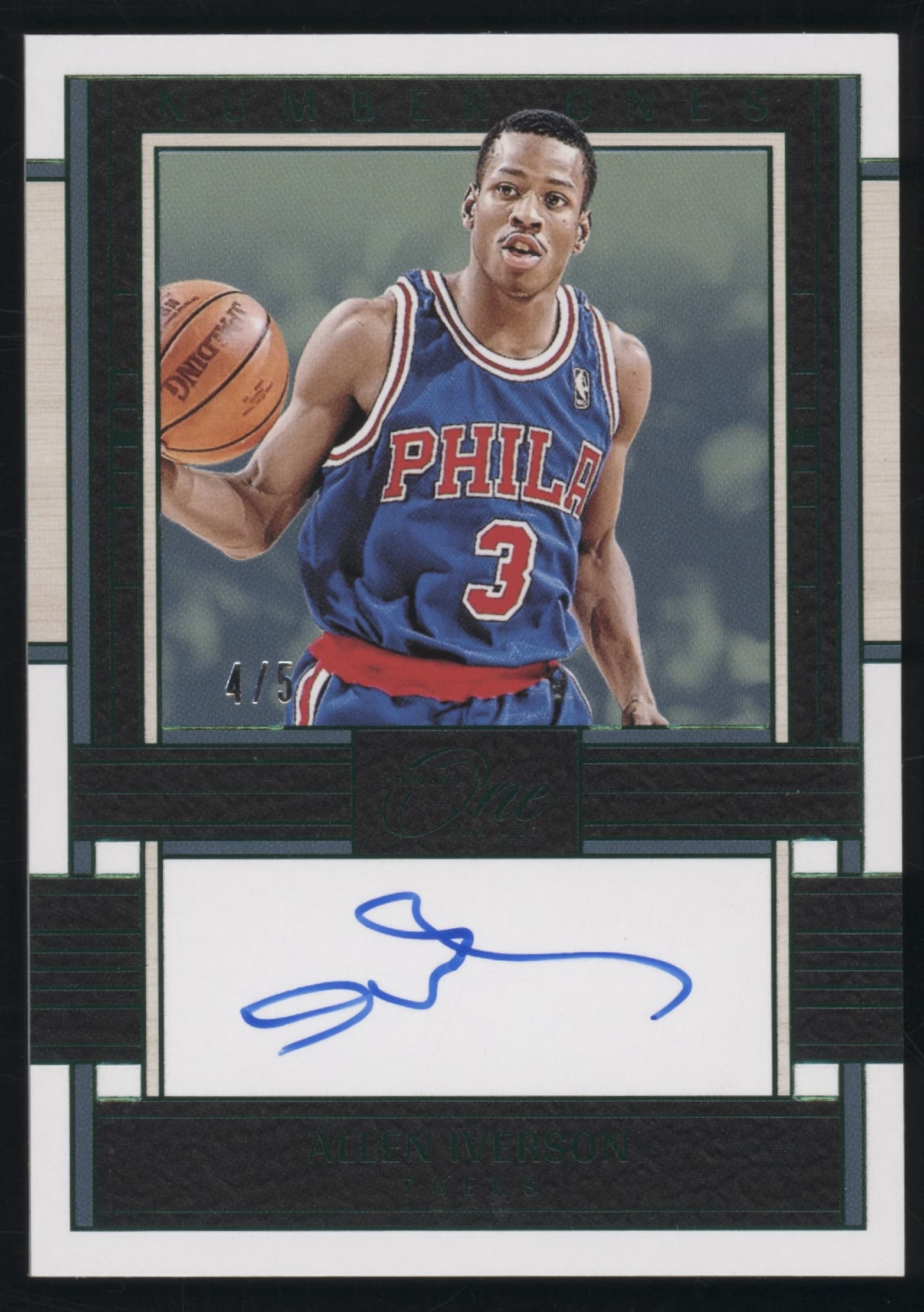 Allen Iverson 2023 panini One And One