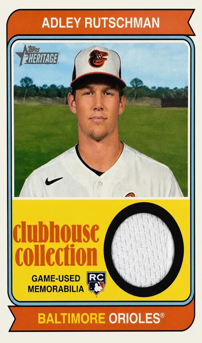 Adley Rutschman 2023 topps Topps Heritage
