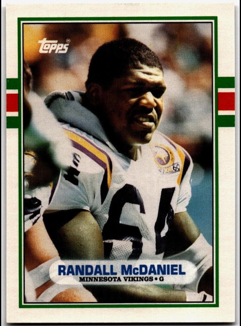 Randall McDaniel trading card