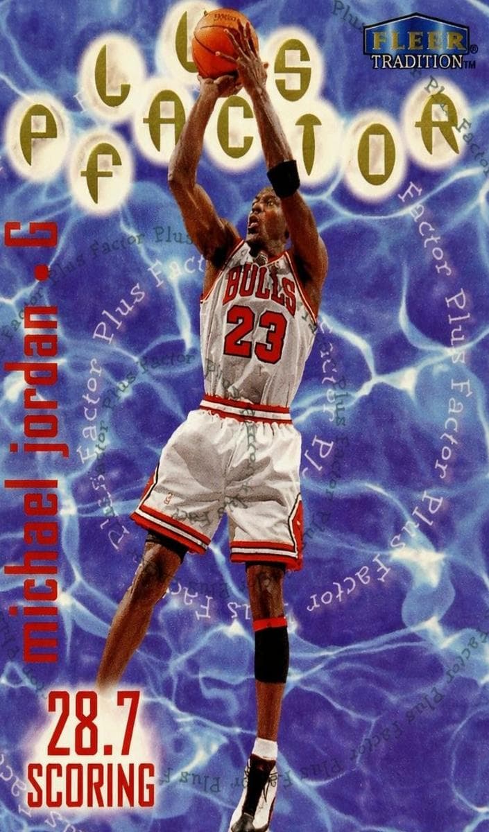Michael Jordan 1998 fleer Fleer Tradition