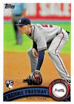 Freddie Freeman 2011 topps
