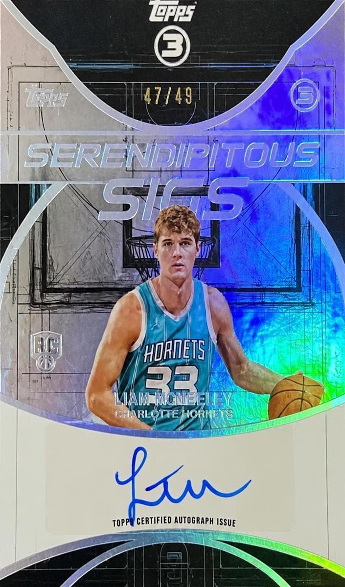 Liam McNeeley 2025 topps Topps 3