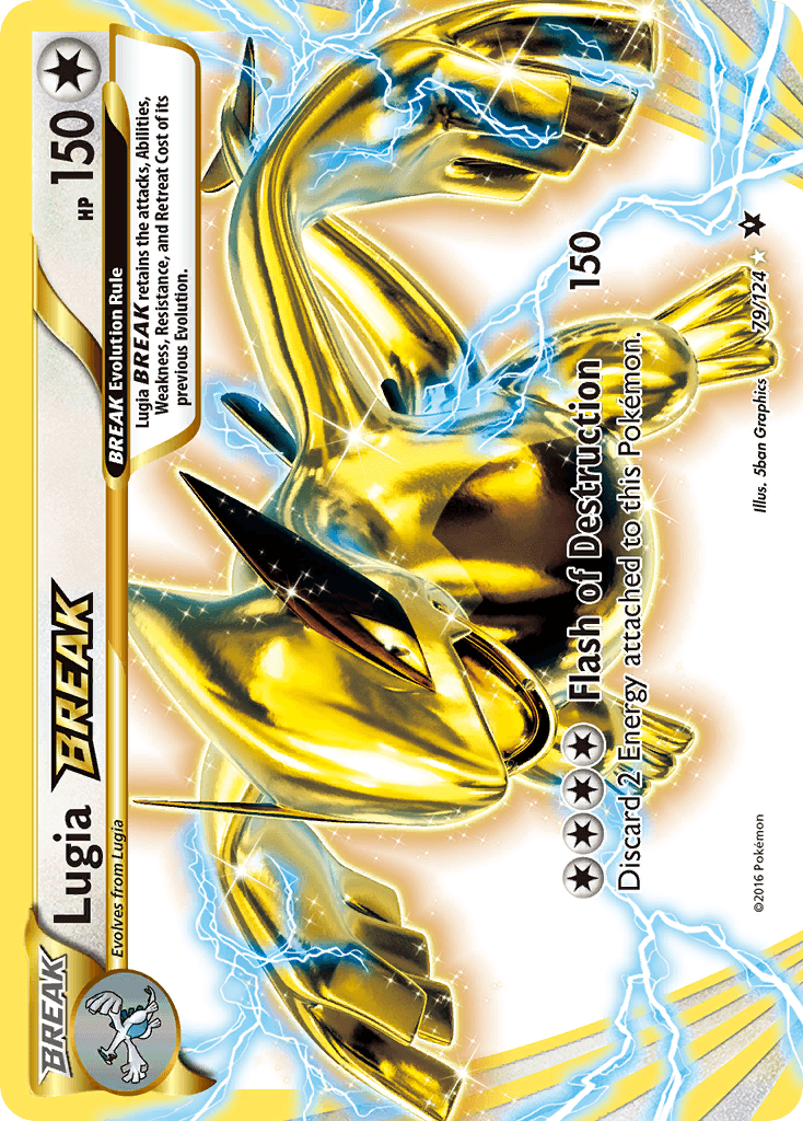Lugia BREAK 2016 Pokemon Fates Collide
