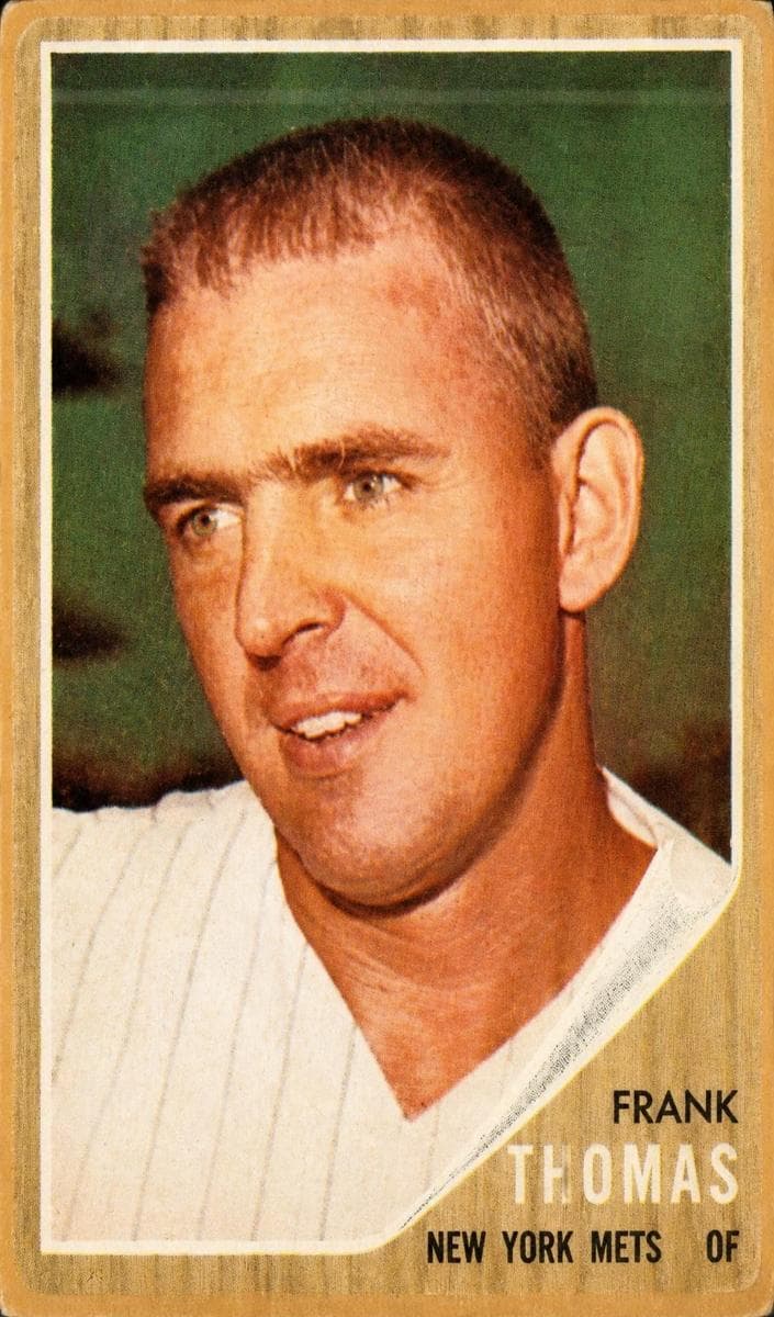 Frank Thomas 1962 topps Topps Venezuelan