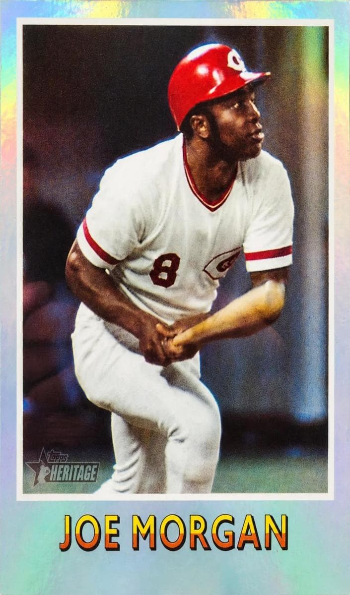 Joe Morgan 2024 topps Topps Heritage