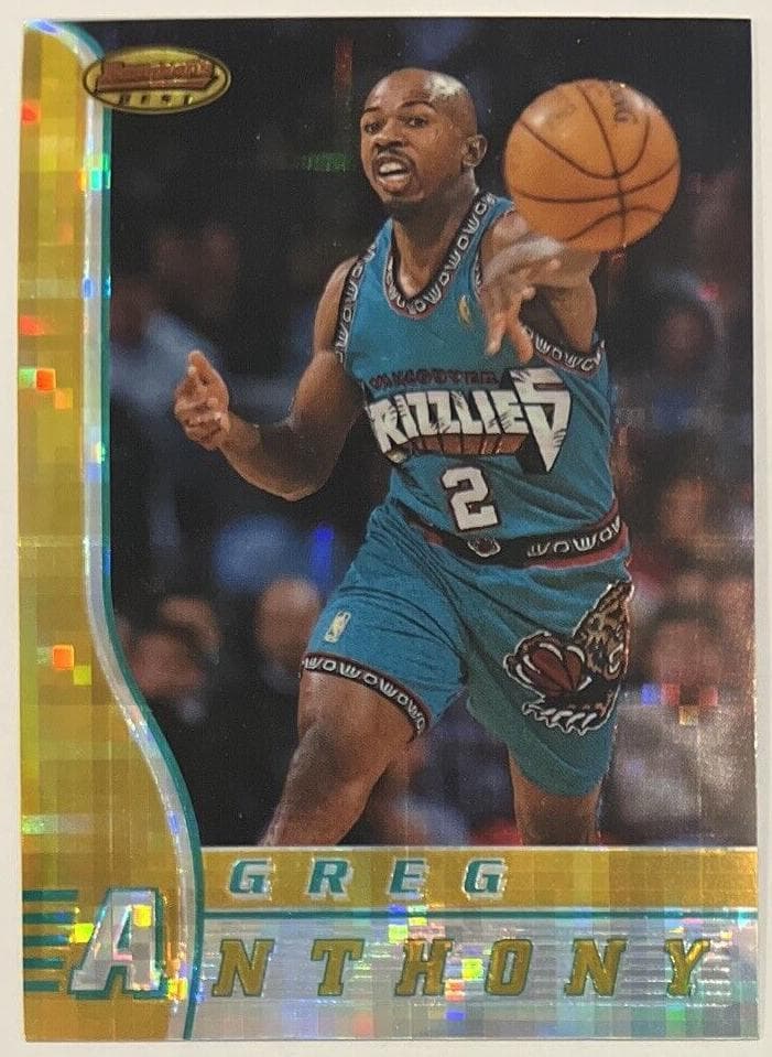 Greg Anthony 1996 unknown Bowman's Best