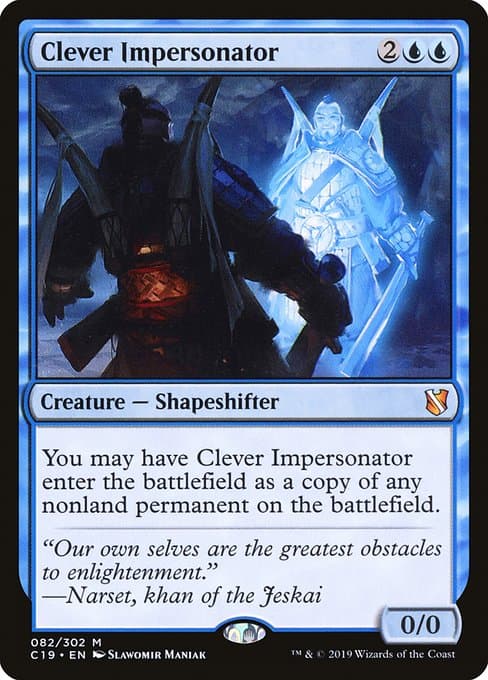 Clever Impersonator 2025 Magic: The Gathering Marvel Spider-Man: Marvel Universe