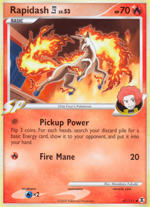 Rapidash 2009 Pokemon Rising Rivals