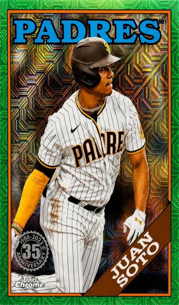Juan Soto 2023 topps Topps Chrome Update