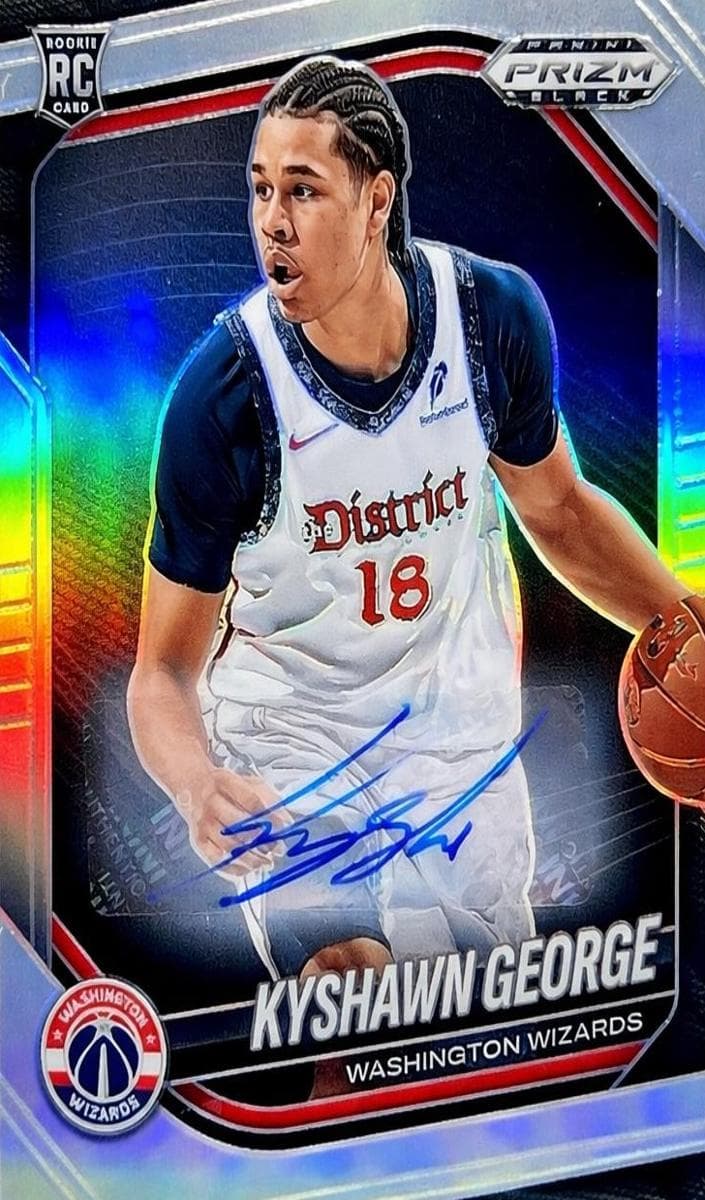 Kyshawn George 2024 panini Panini Prizm Black