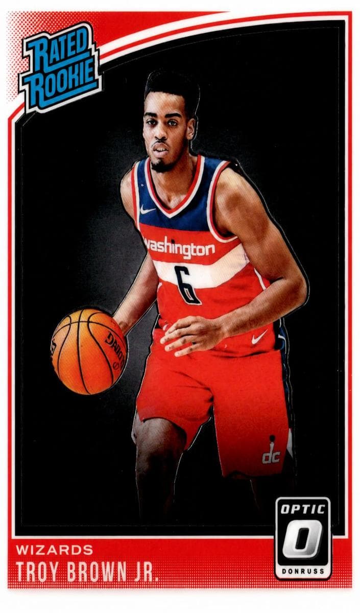 Troy Brown Jr. trading card
