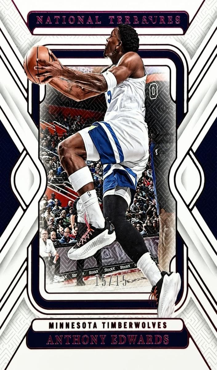 Anthony Edwards 2024 panini Panini National Treasures