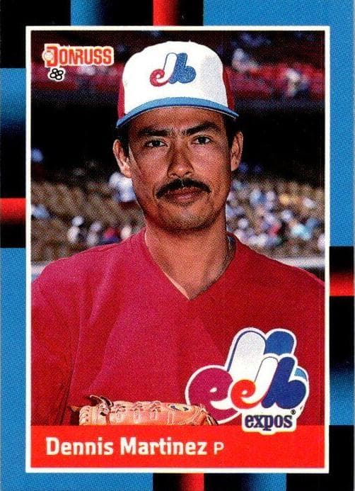 Dennis Martinez 1988 panini Donruss