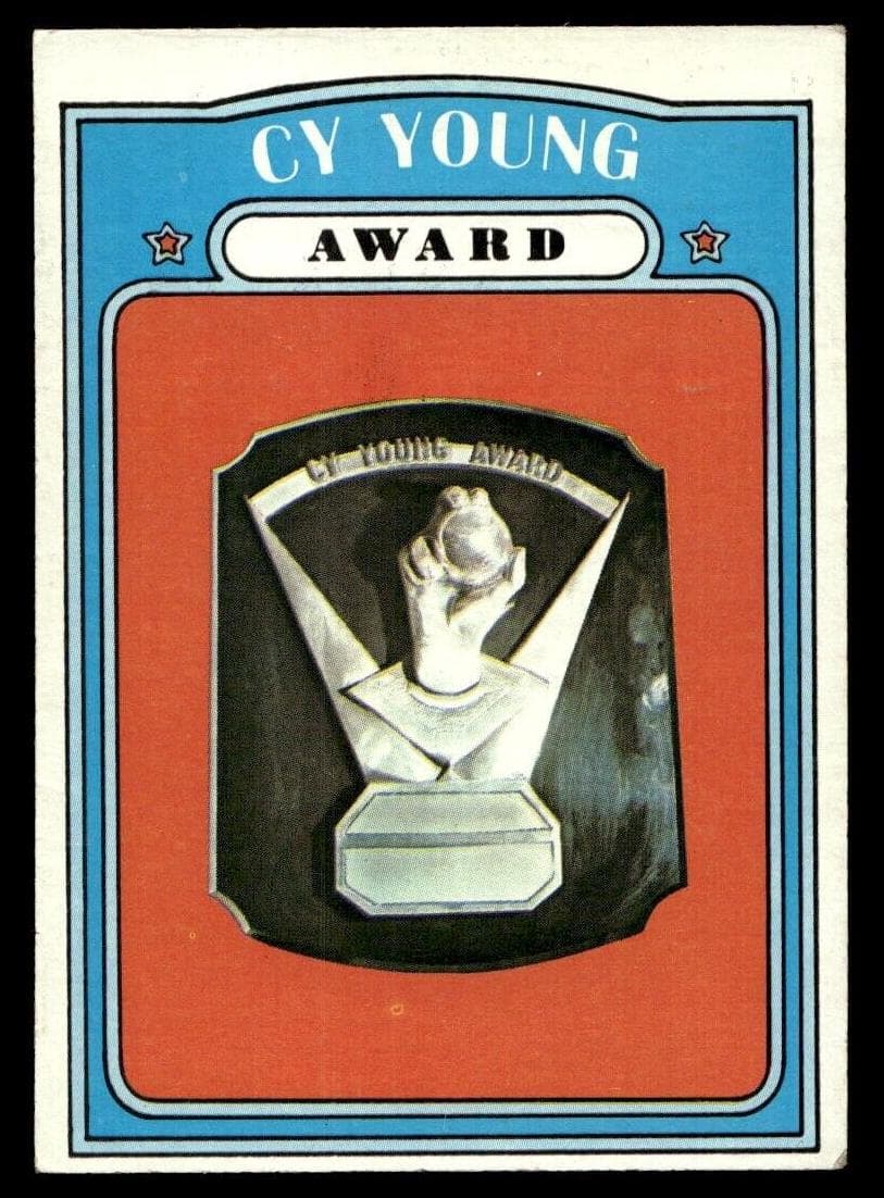 Cy Young Award 1972 topps Topps