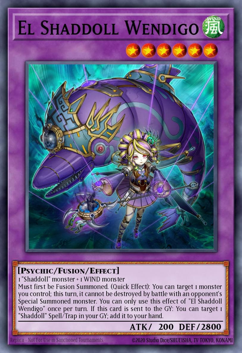 El Shaddoll Wendigo 2020 Yu-Gi-Oh! Structure Deck: Shaddoll Showdown