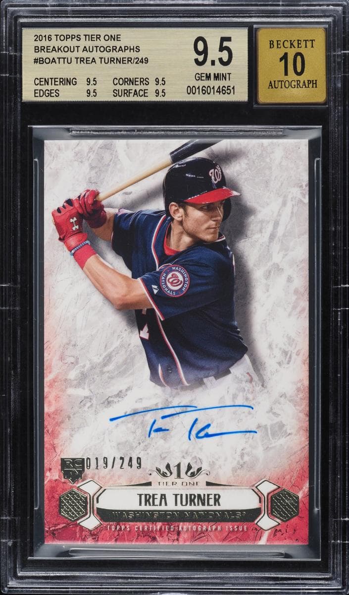 Trea Turner 2016 topps