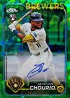 Jackson Chourio 2024 topps Topps Chrome Sapphire Edition