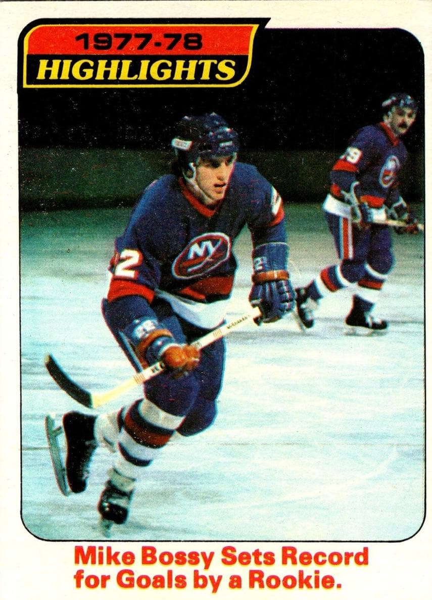 Mike Bossy 1978 topps Topps