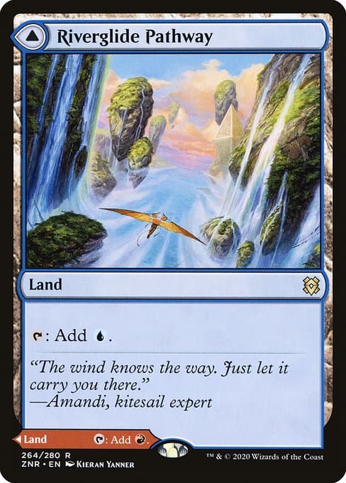 Riverglide Pathway & Lavaglide Pathway 2020 Magic: The Gathering Zendikar Rising