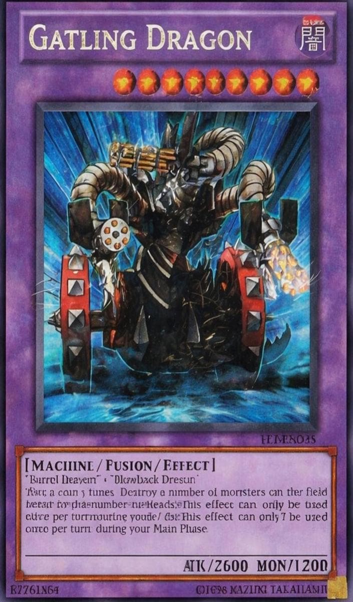 Gatling Dragon 2005 Yu-Gi-Oh!