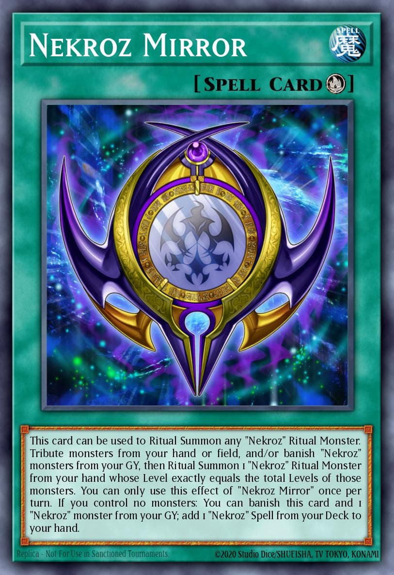 Nekroz Mirror 2015 Yu-Gi-Oh! The Secret Forces