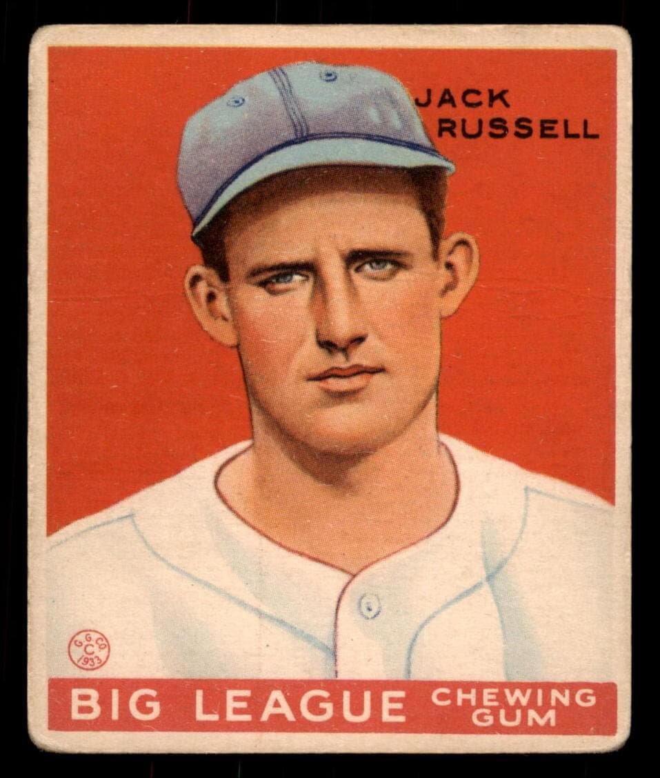 Jack Russell 1933 unknown Goudey