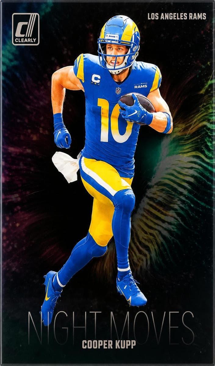 Cooper Kupp 2023 panini Clearly Donruss