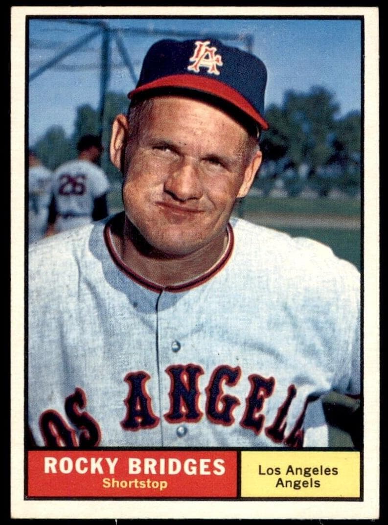 Rocky Bridges 1961 topps Topps