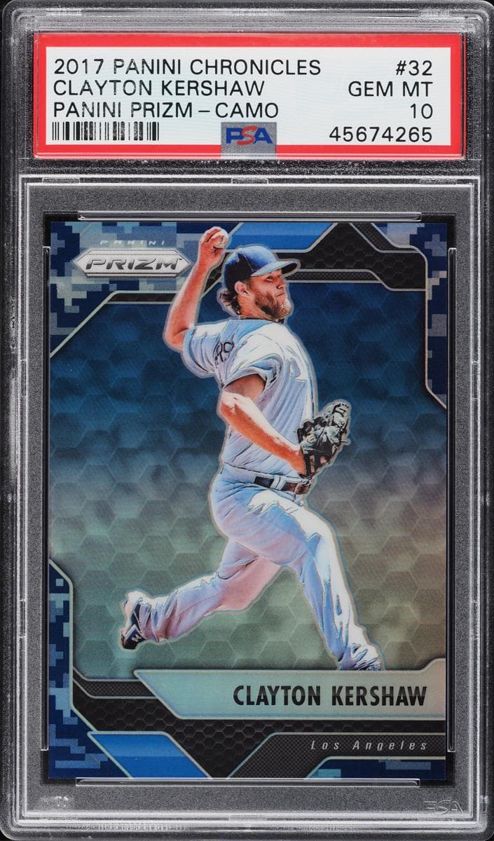 Clayton Kershaw 2017 panini